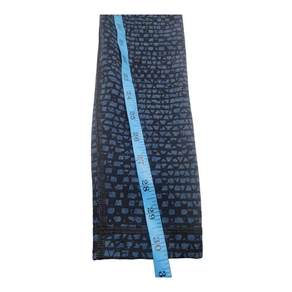 Lululemon Pant Women 6 Wunder Under III Shatter Weave Desert Teal Alberta Lake - Picture 4 of 8